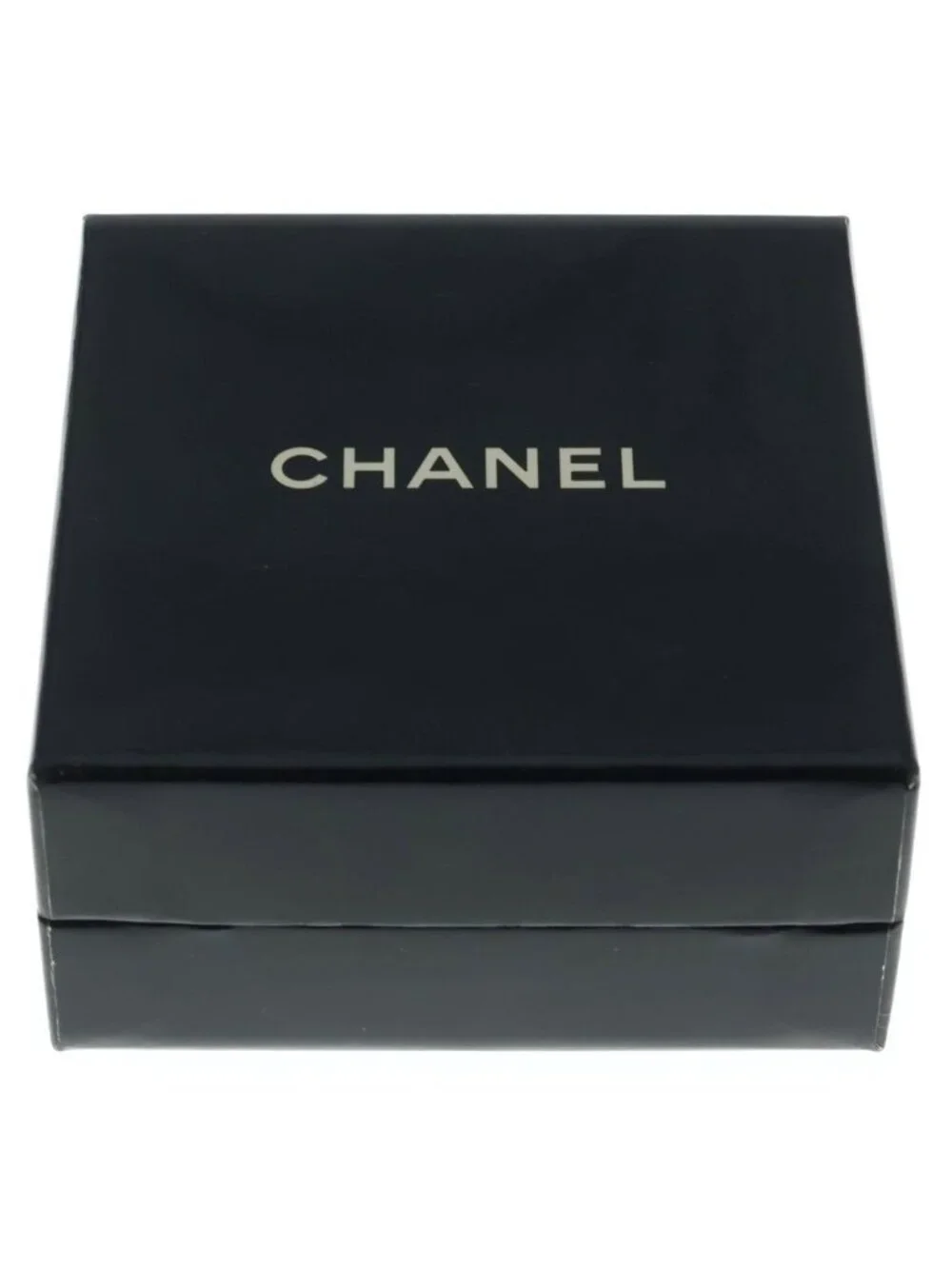 Chanel CC Logo Earrings Quilted Gold Metal